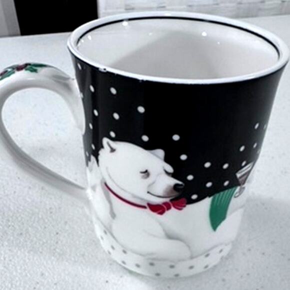 "NORITAKE" Epoch Christmas Party Mug Polar Bears,Micro, Oven, and Dish. Safe - Picture 1 of 7